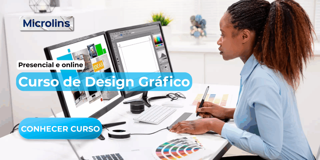 Curso de designer gráfico na Microlins